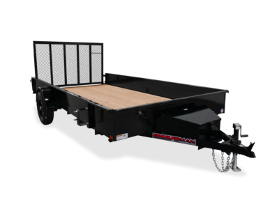 Solid Side Single Axle Utility Trailer - Trailerman