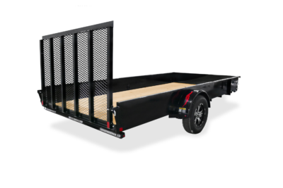 Solid Side Single Axle Utility Trailer - Trailerman - Image 4